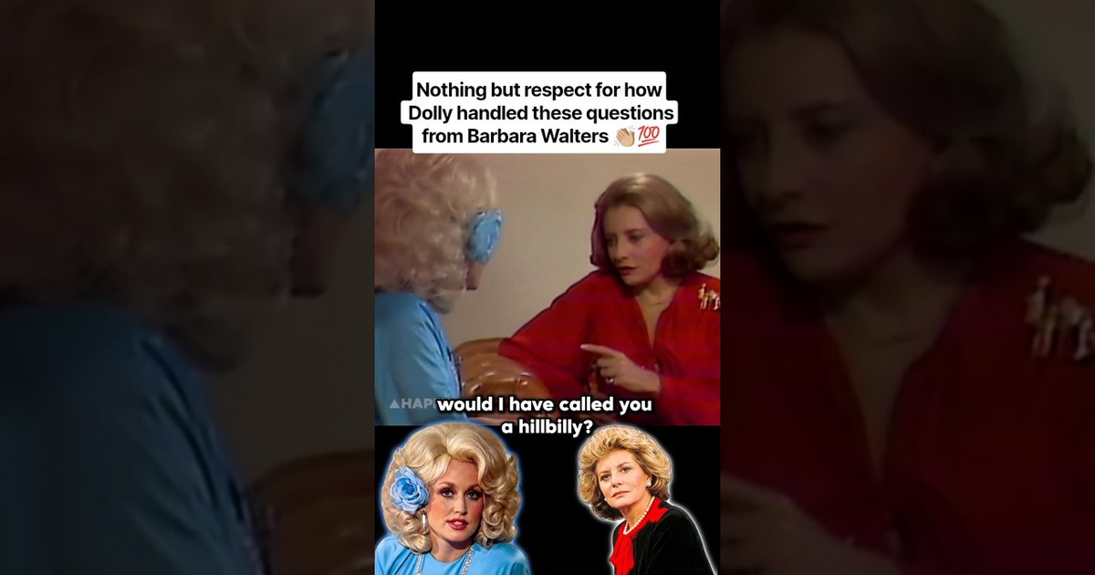 Dolly Parton Handled this with CLASS! | Barbara Walters Interview (1977)