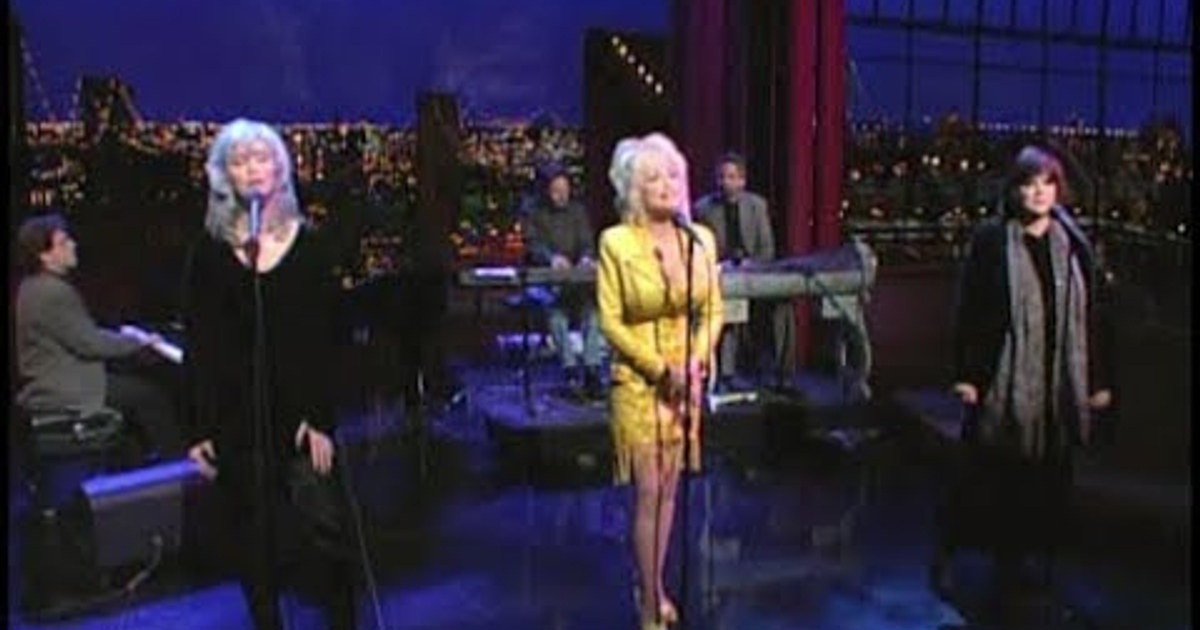 Harris, Parton, Ronstadt on Late Show, March 24, 1999 (full, stereo)
