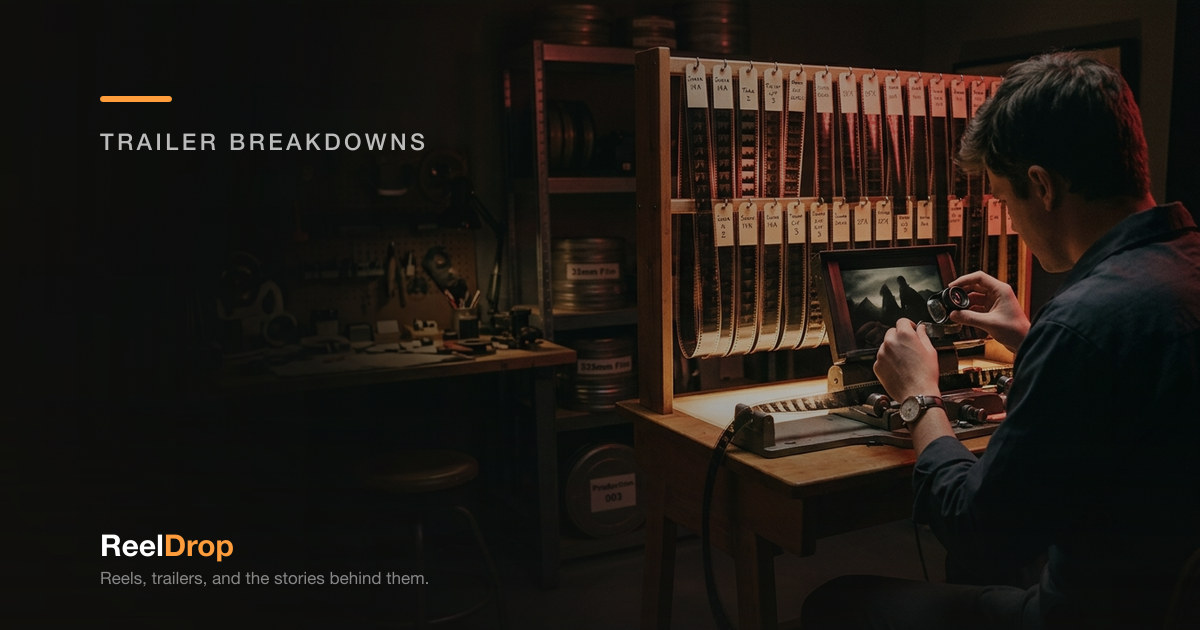 How to Read a Movie Trailer Like an Editor — Trailer Breakdowns on ReelDrop